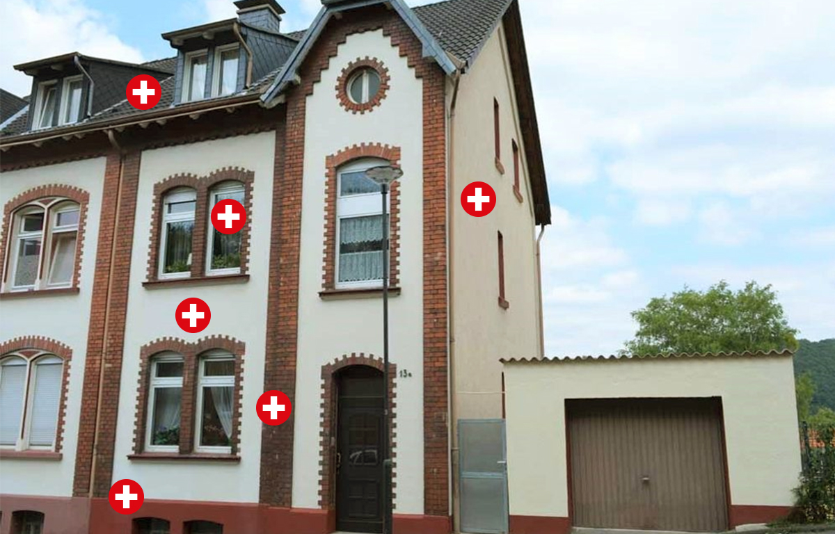 Frontansicht Haus Helge Pfingst