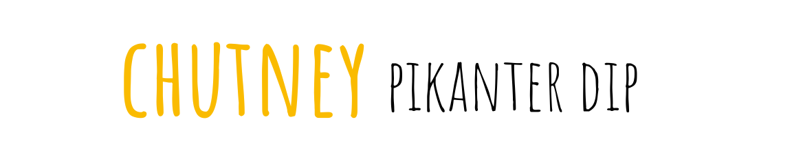 chutney schriftzug