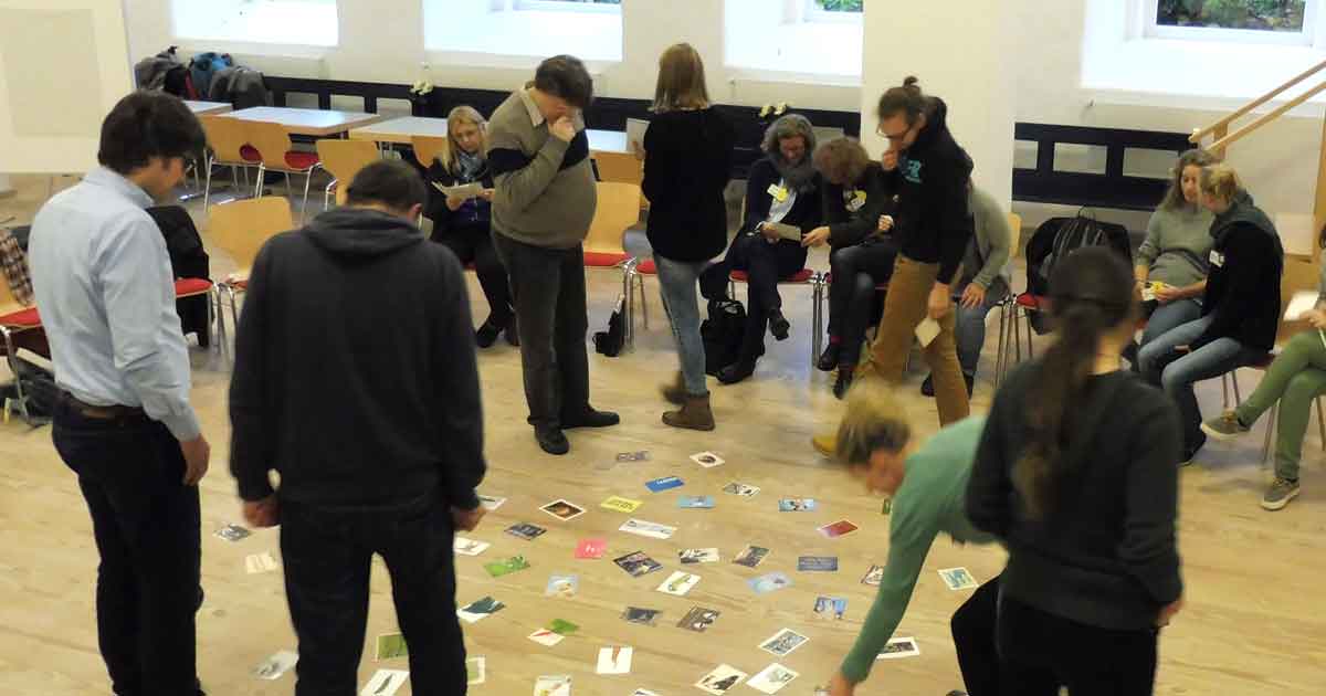 Teilnehmer eines Workshops