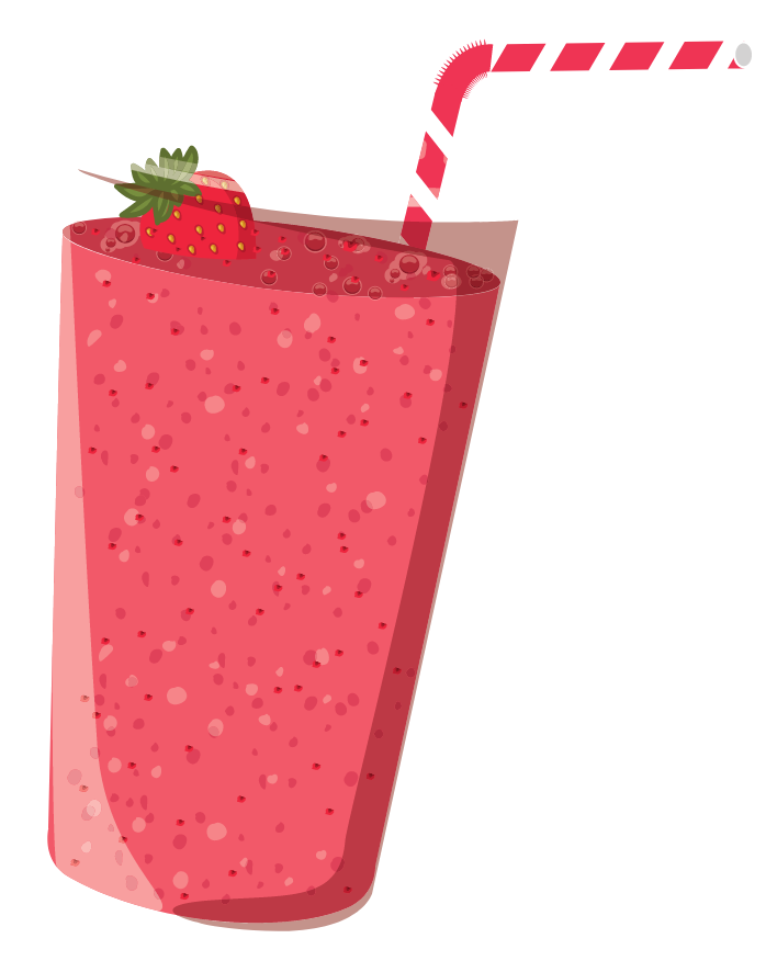 smoothie erdbeer