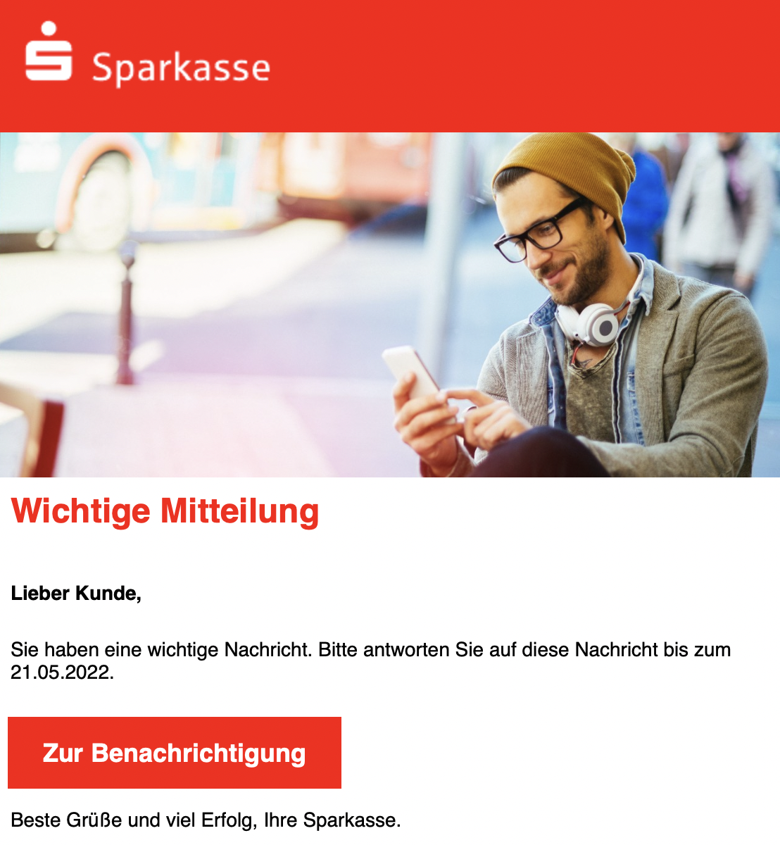 Sparkasse Phishing