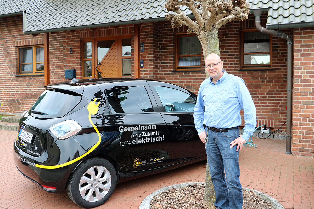Hartmut Sandmann aus Bad Oeynhausen und E-Auto