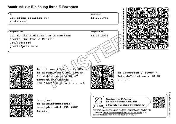 Digitaler Rezeptcode