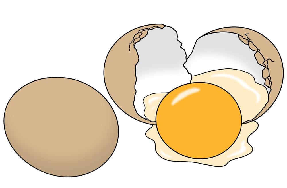 rohe Eier
