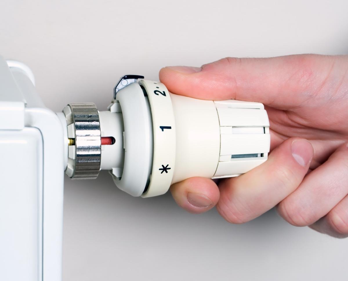 Manuelle Einstellung Heizungsthermostat