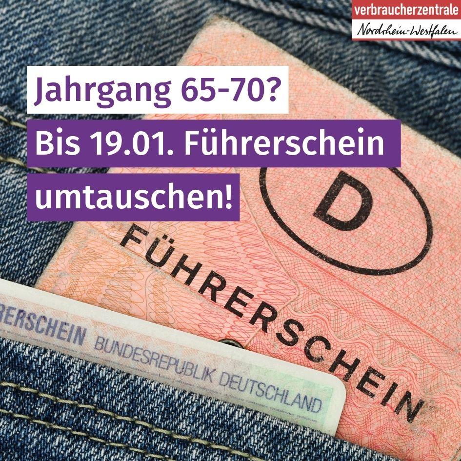 Ein alter rosa Führerschein