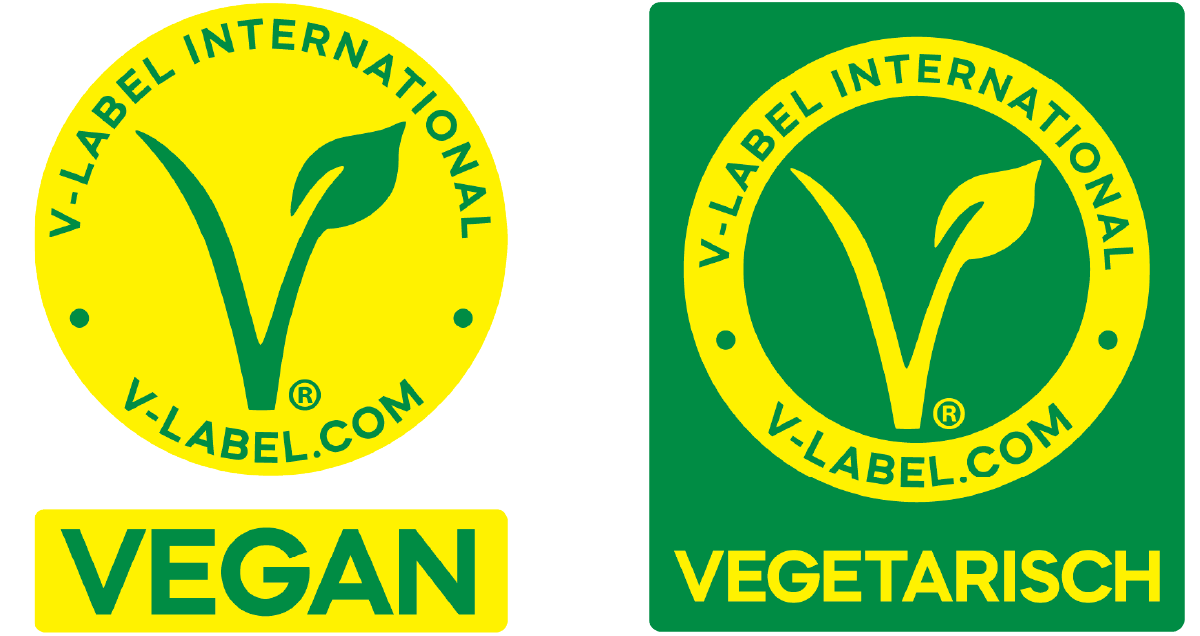Vegan- und Vegetarisch-Label
