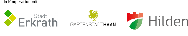 In Kooperation mit der Stadt Erkrath, der Stadt Haan und der Stadt Hilden