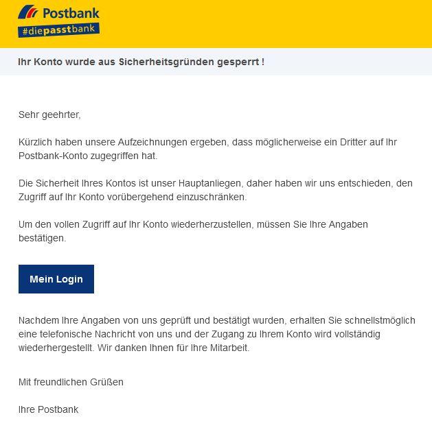 Phishing Postbank