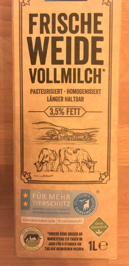 Milchverpackung