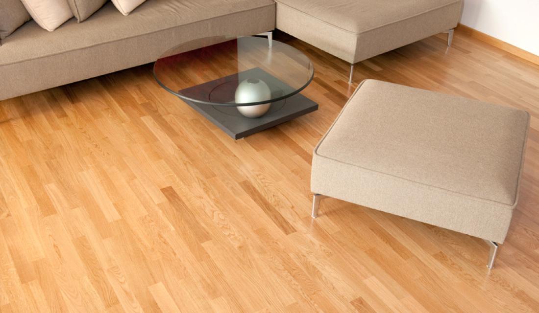 Wohnzimmer mit Dielenboden