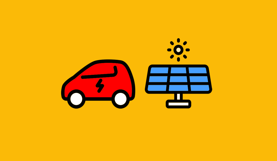 Icons: Auto und Solaranlage