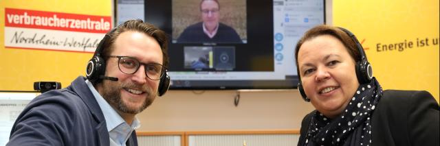 Energieberater und NRW-Verbraucherschutzministerin Heinen-Essser