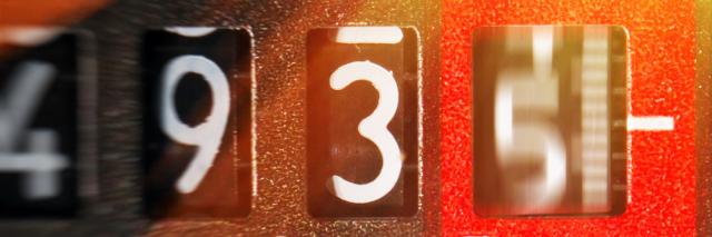 Ein Stromzähler im Detail