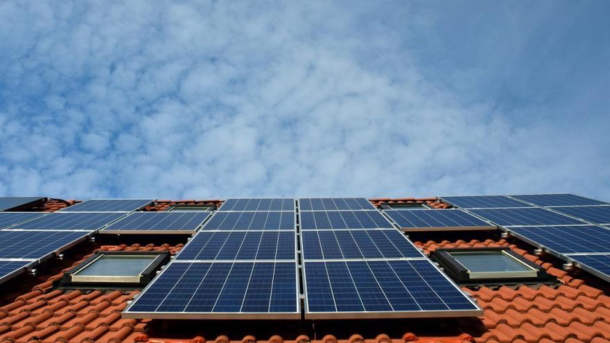 Solaranlage auf Fach