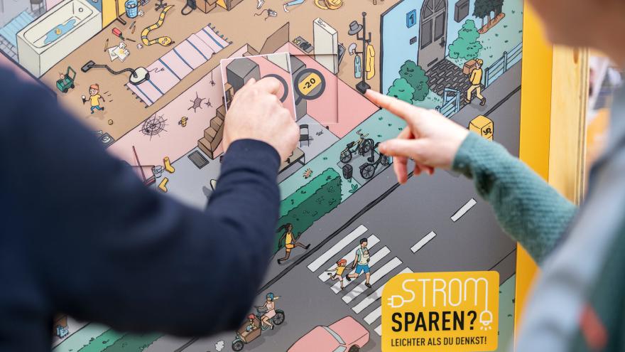 Erklärung des Puzzles Stromsparen