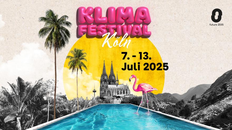 Key-Visual des Klimafestivals Köln