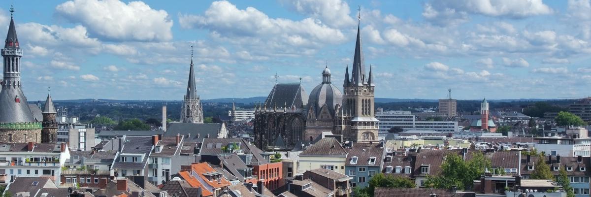 Panaroma der Stadt Aachen