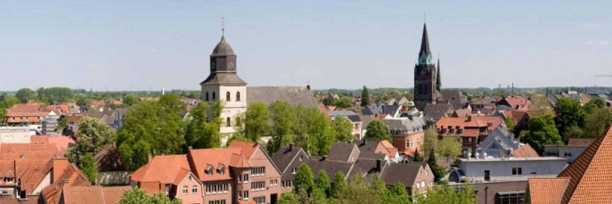 Panorama der Stadt Ahlen