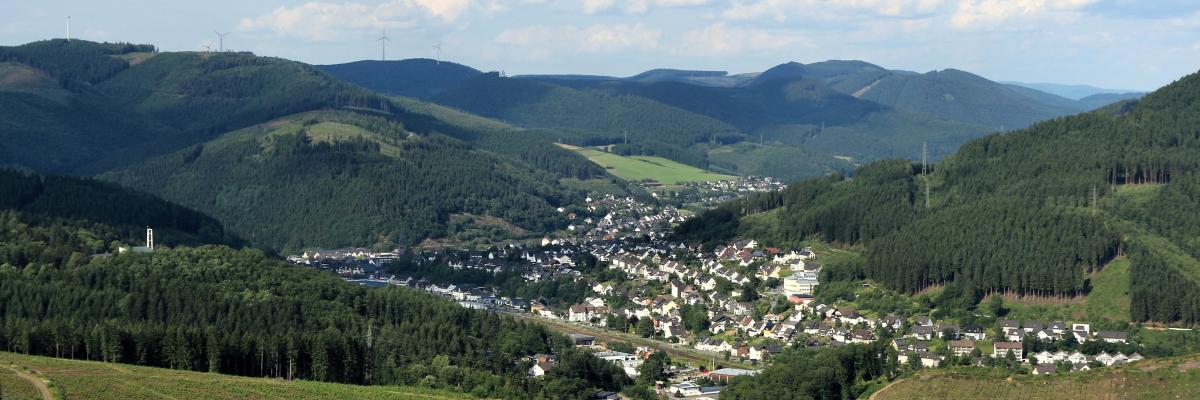 Blick auf Lennestadt Altenhundem