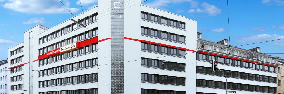 Die Geschäftsstelle der Verbraucherzentrale NRW in Düsseldorf