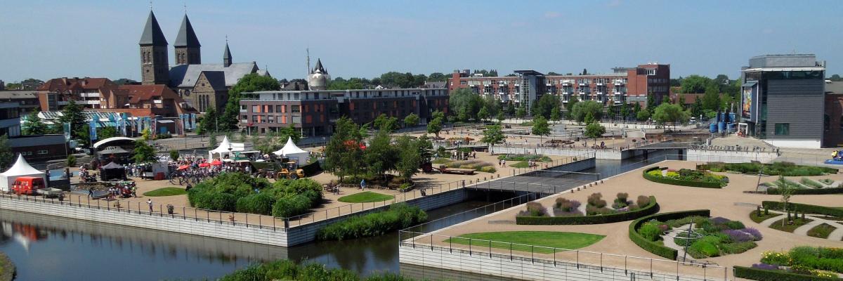 Stadtpanorama von Gronau