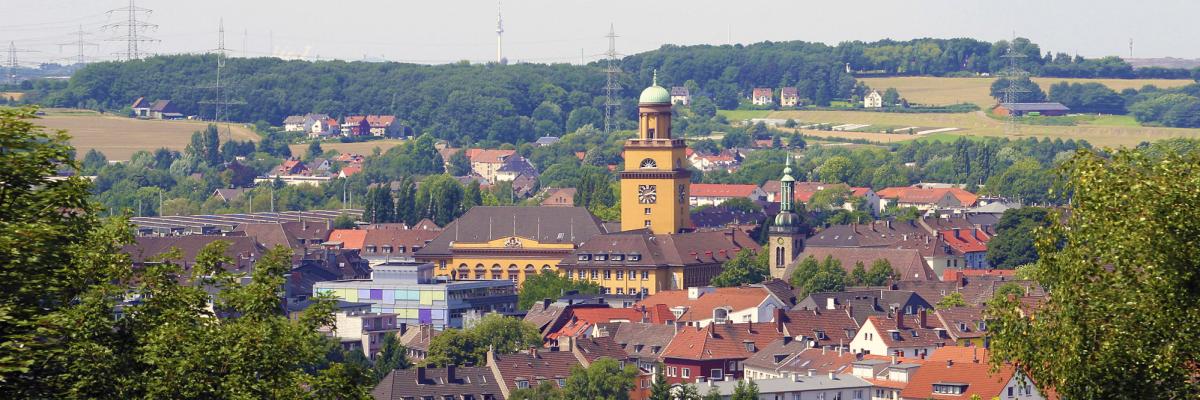 Cityblick vom Helenenberg auf Witten