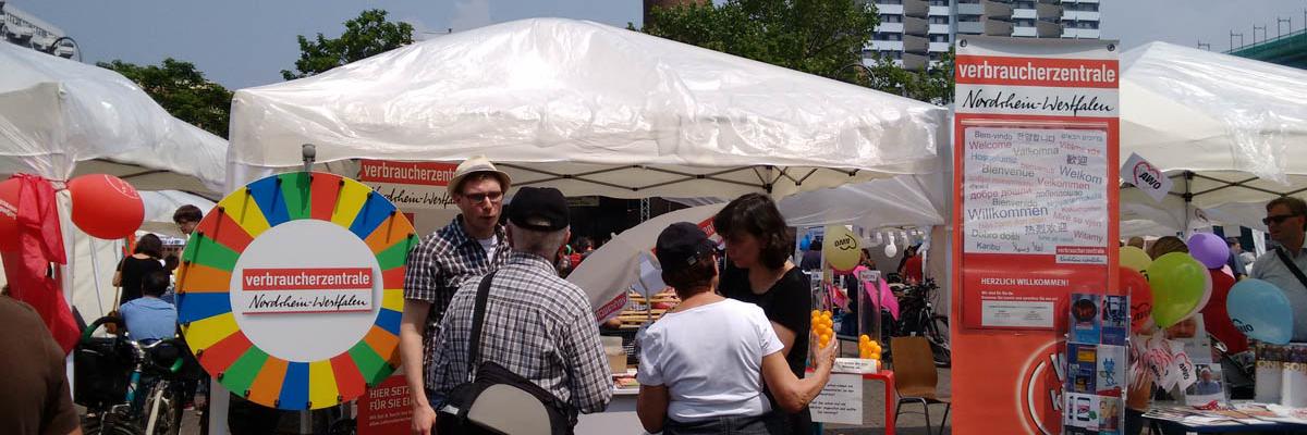 Stand der Quartiersberatung in Köln