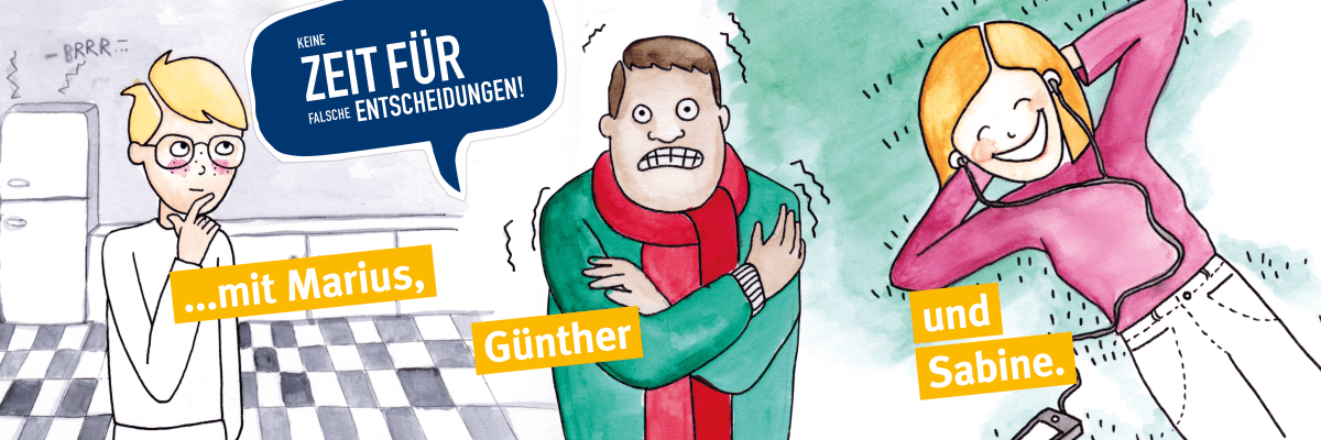 Zeit für Entscheidungen mit Marius, Günther und Sabine