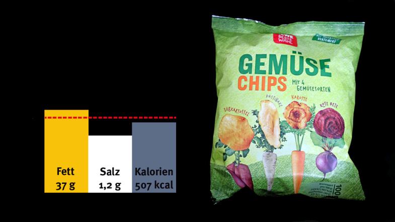 „Gemüse Chips“ von Rewe Beste Wahl