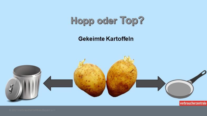 Gekeimte Kartoffeln