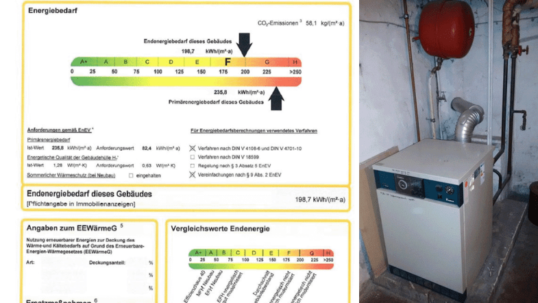 Ausgangslage Energieausweis und Heizsystem