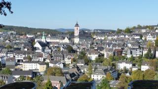 Siegen: Blick vom Häusling auf Oberstadt
