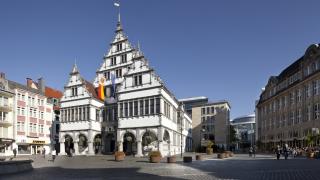 Stadtbild der Stadt Paderborn 