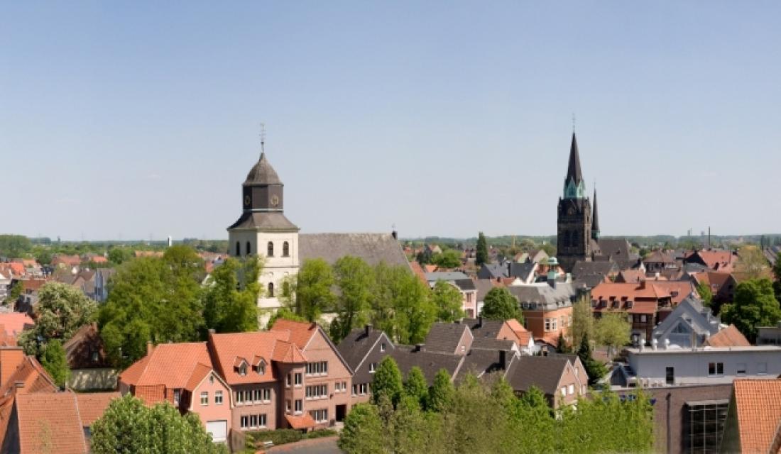 Panorama der Stadt Ahlen