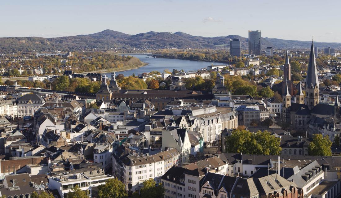 Panaroma der Stadt Bonn
