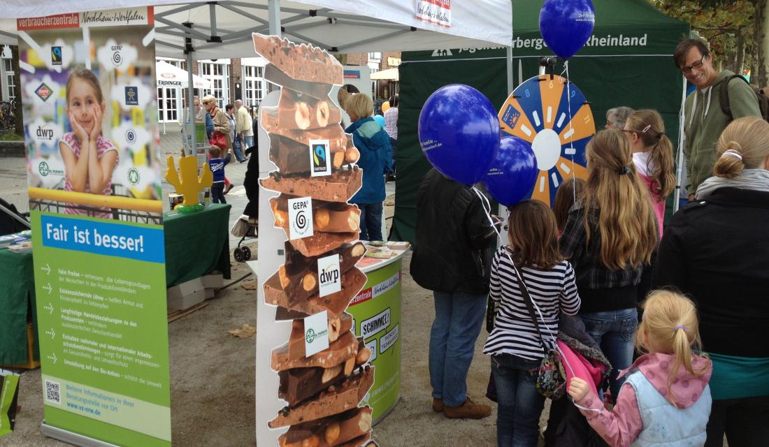 Aktion Fairer Handel: „Schokologie“ Umweltberatung Düsseldorf