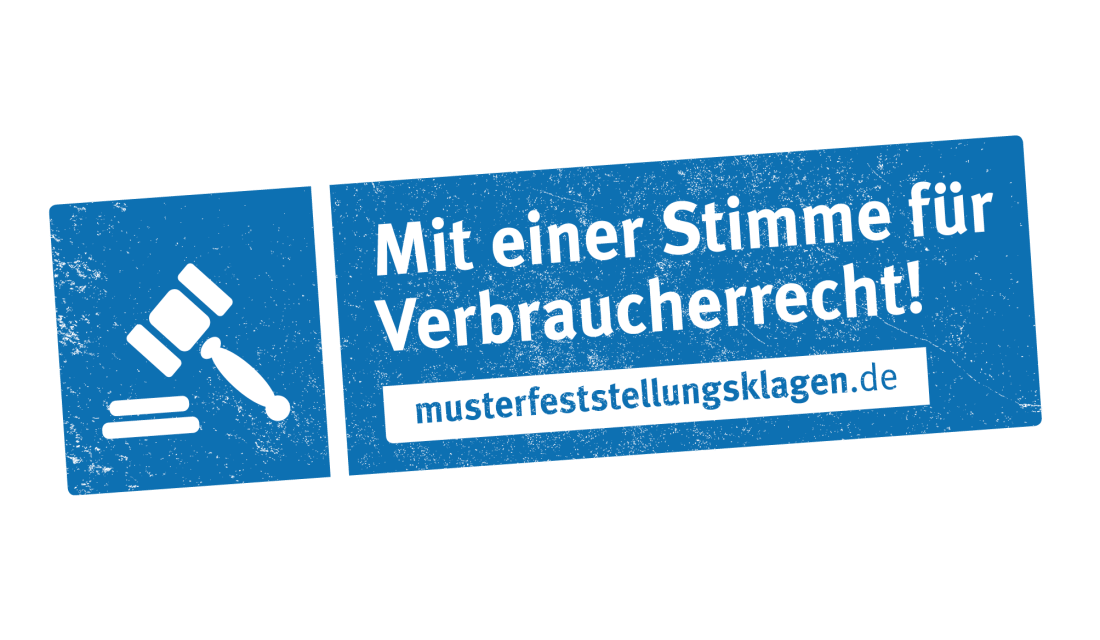 Logo der Musterfeststellungsklage des Verbraucherzentrale Bundesverbands