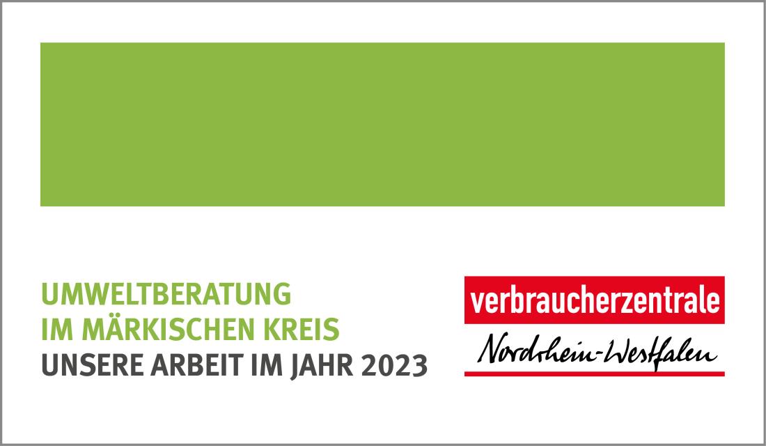 Titelbild Jahresbericht 2023 Umweltberatung im Märkischen Kreis