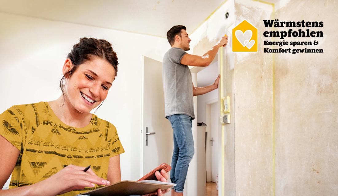 Aktion "Wärmstens empfohlen – Energie sparen & Komfort steigern"