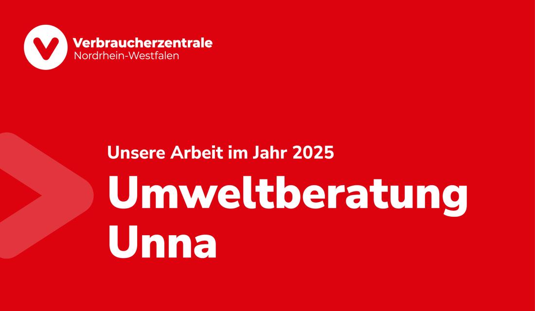 Titelbild Jahresbericht 2025 Umweltberatung Unna
